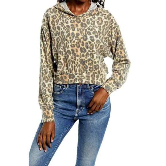 Socialite Animal Print Hoodie XL - Picture 1 of 5